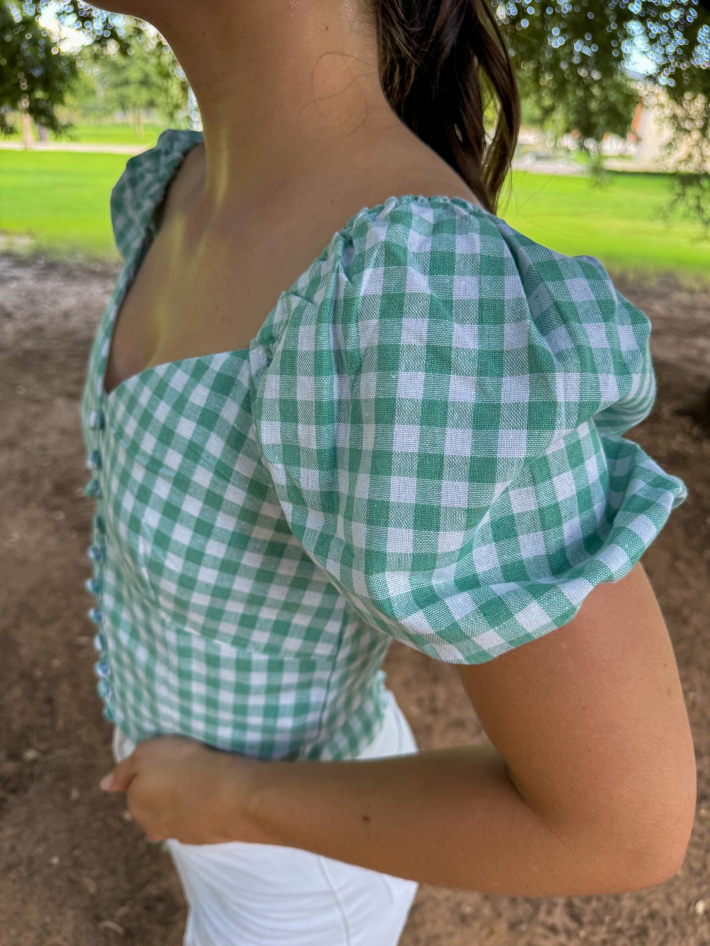 Bailey Gingham Top