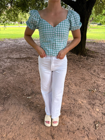 Bailey Gingham Top